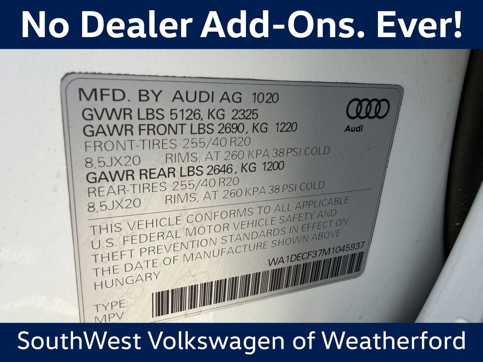 2021 Audi Q3 Premium S Line quattro