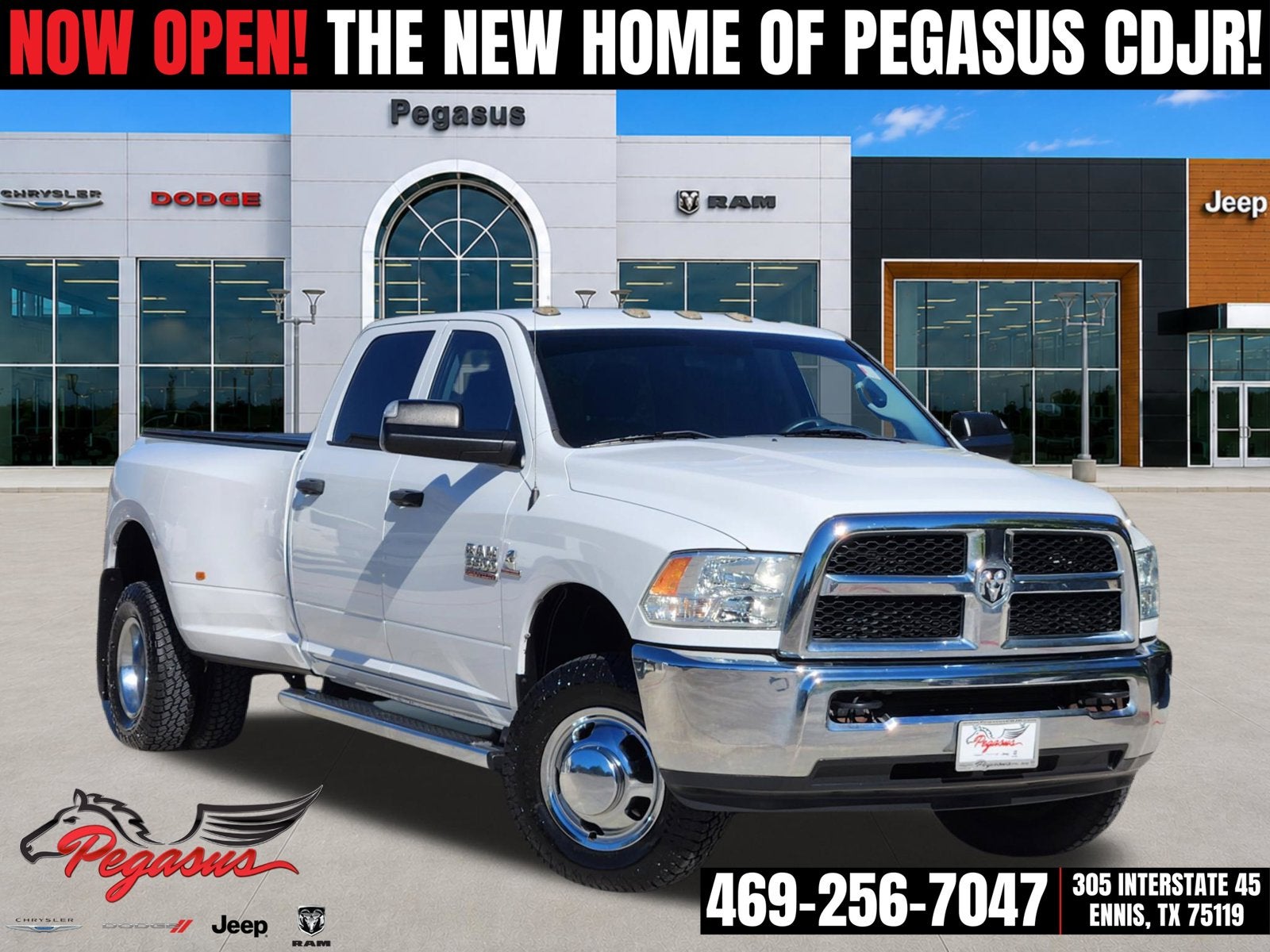 2017 RAM Ram 3500 Tradesman Crew Cab 4x4 8' Box
