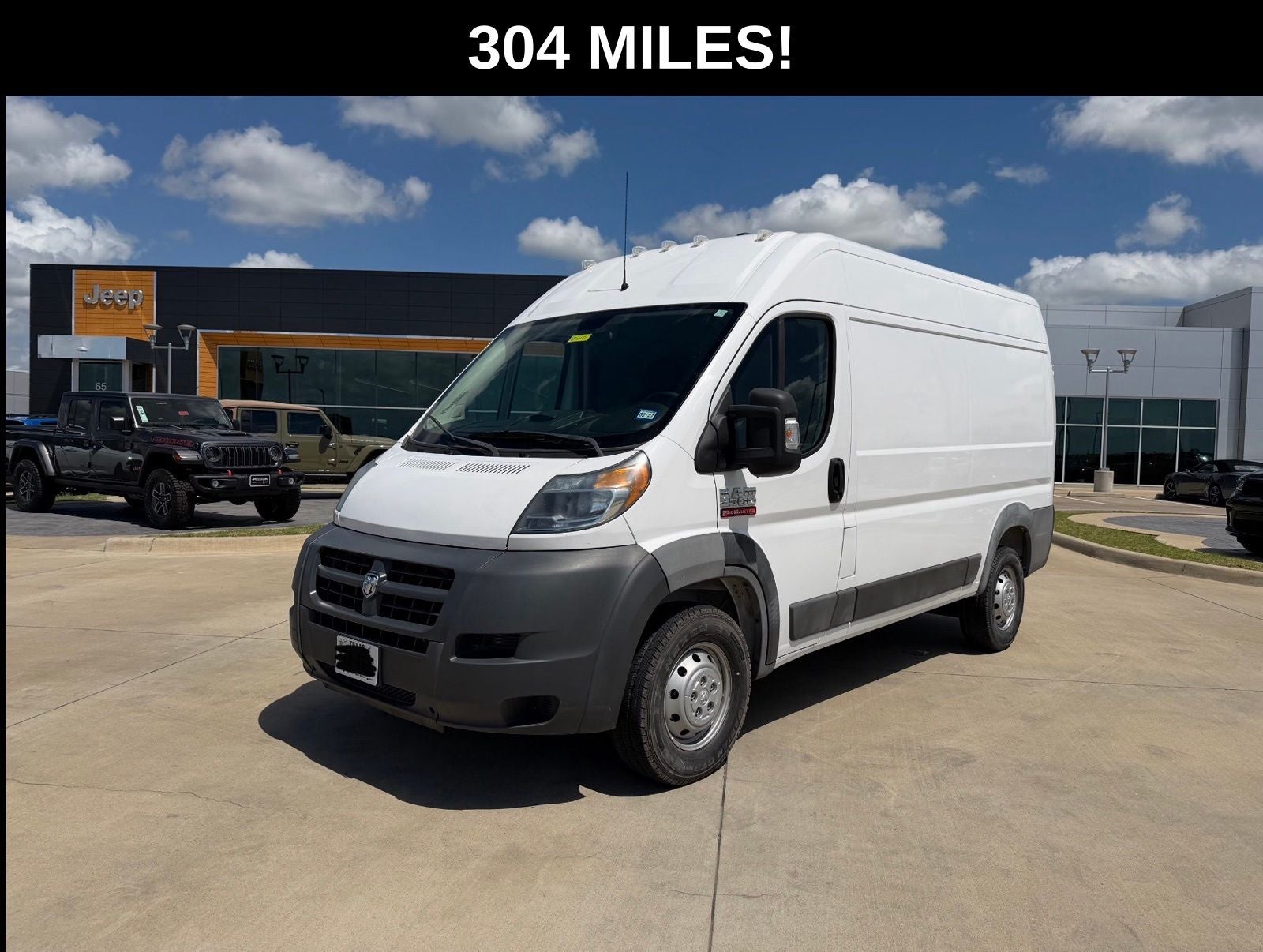 2017 RAM ProMaster 2500 Cargo Van High Roof 136' WB
