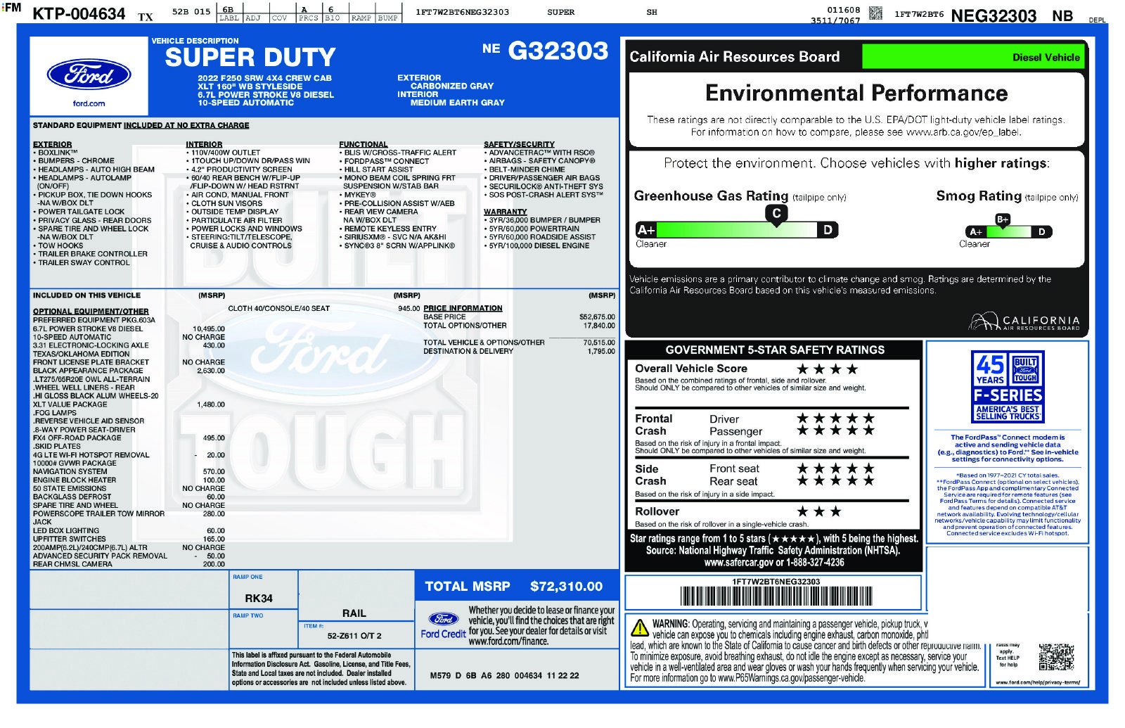 2022 Ford F-250SD F-250® XLT