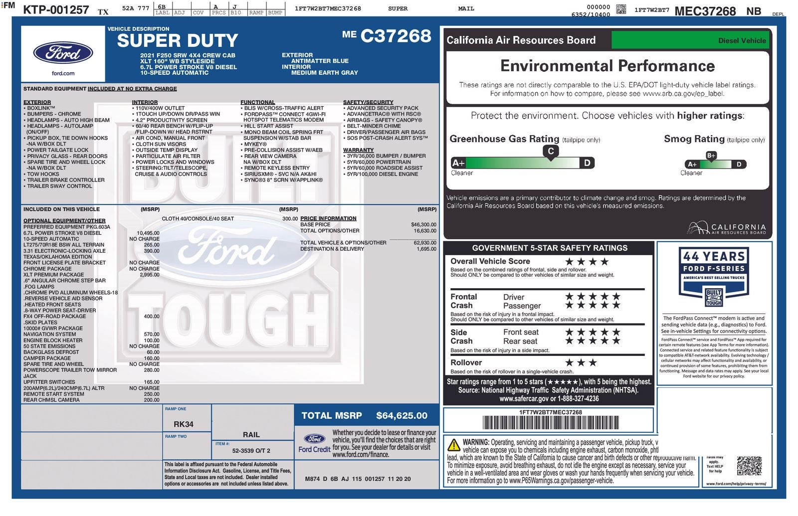 2021 Ford F-250SD F-250® XLT