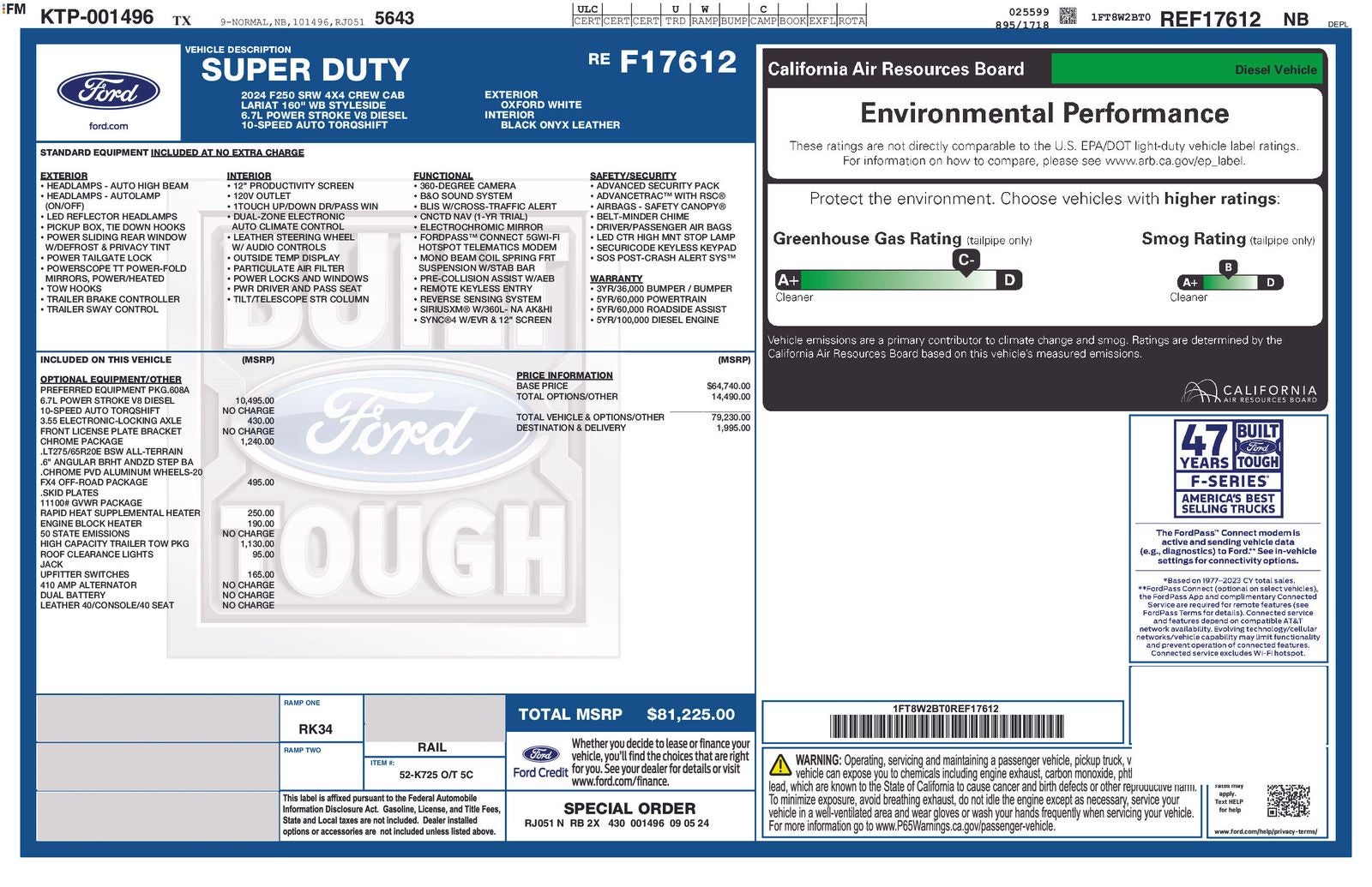 2024 Ford F-250SD F-250® Lariat®