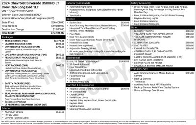 2024 Chevrolet Silverado 3500HD LT