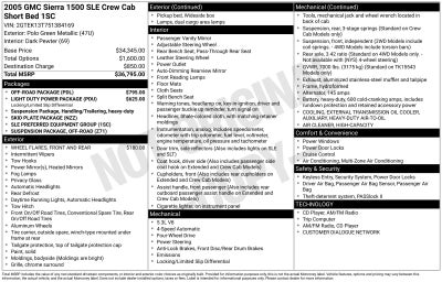 2005 GMC Sierra 1500 SLE