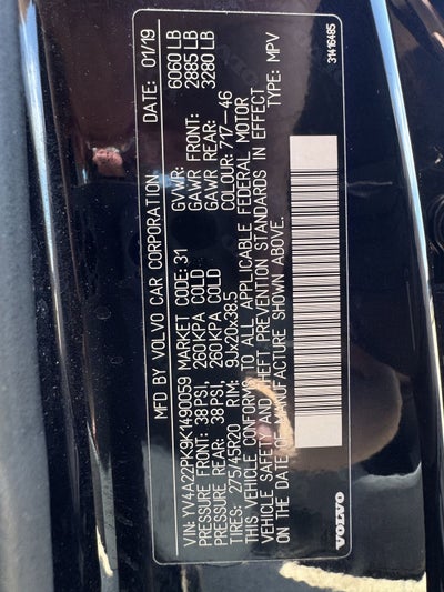 2019 Volvo XC90 T6 Momentum