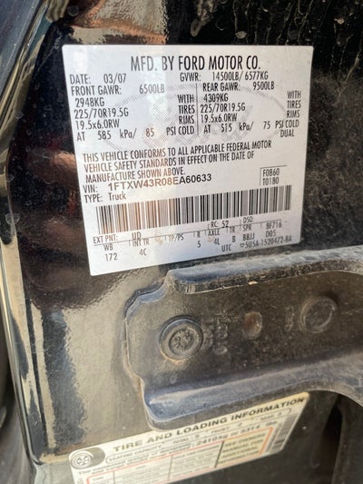 2008 Ford F-450SD Lariat DRW