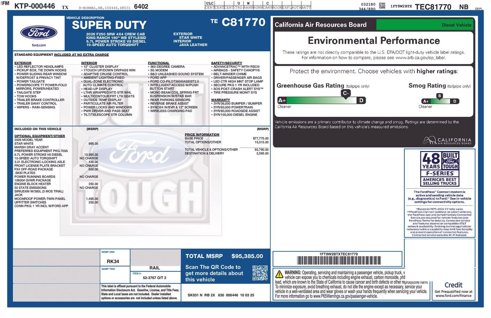 2026 Ford F-250 King Ranch