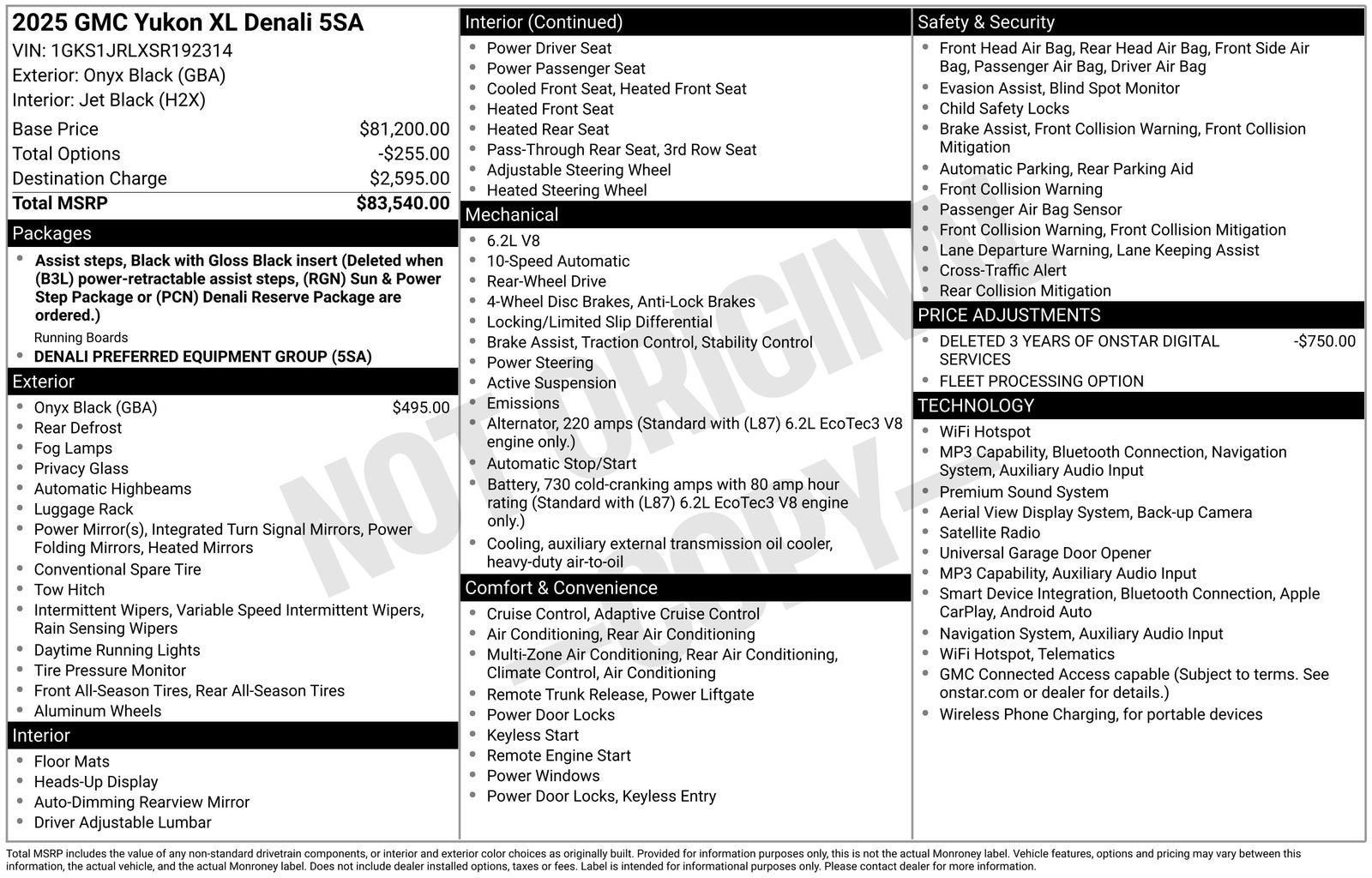 2025 GMC Yukon XL Denali