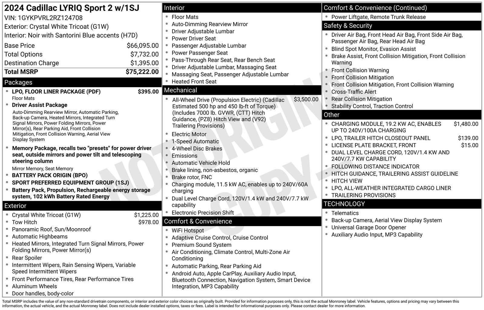 2024 Cadillac LYRIQ Sport 2