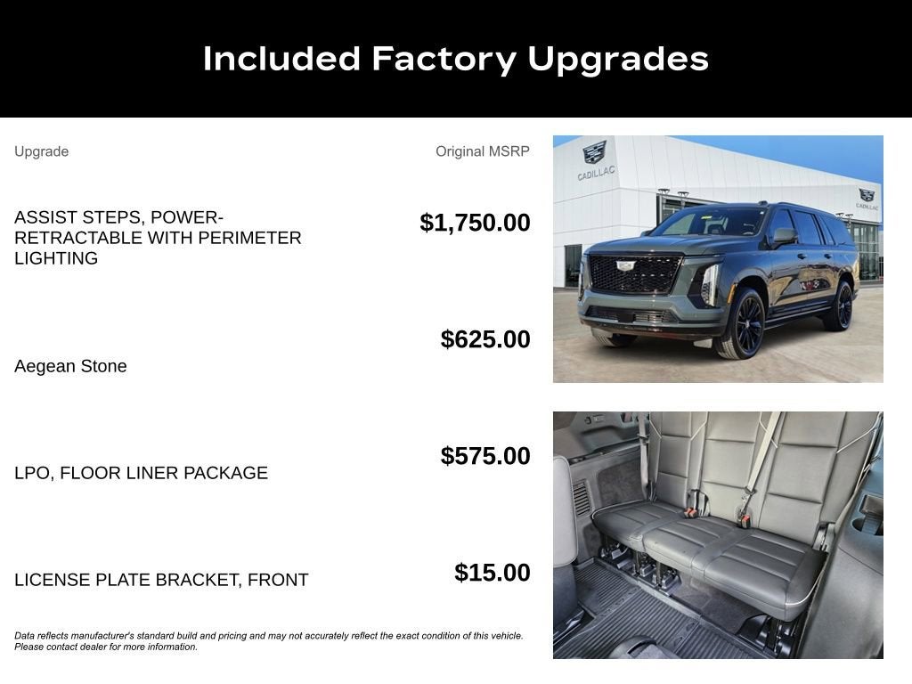2025 Cadillac Escalade ESV Sport