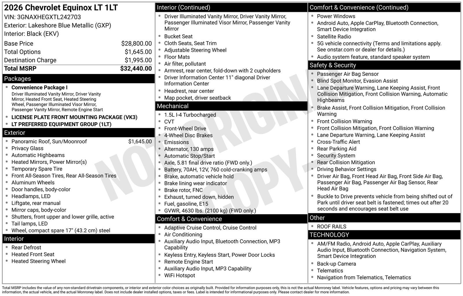 2026 Chevrolet Equinox LT