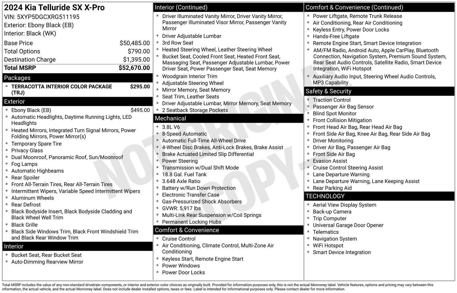 2024 Kia Telluride SX X-Pro