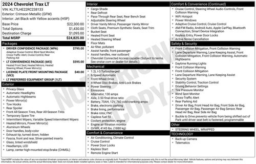 2024 Chevrolet Trax LT