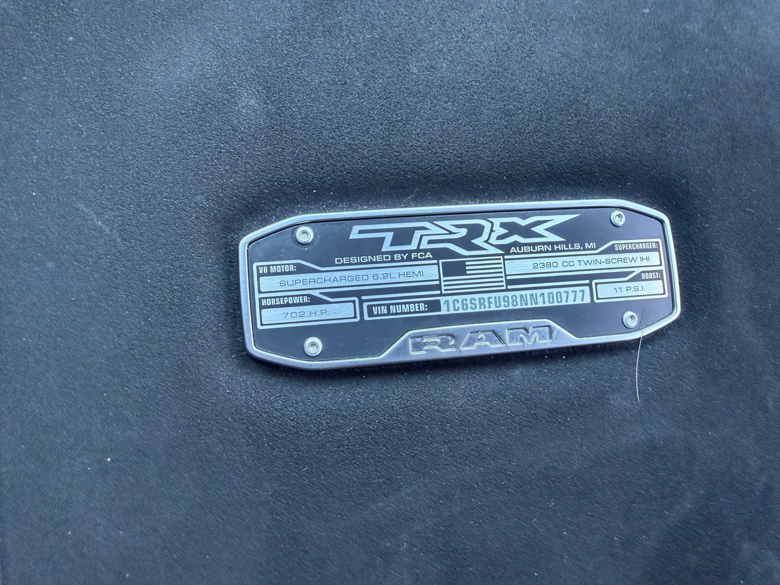 2022 RAM 1500 TRX