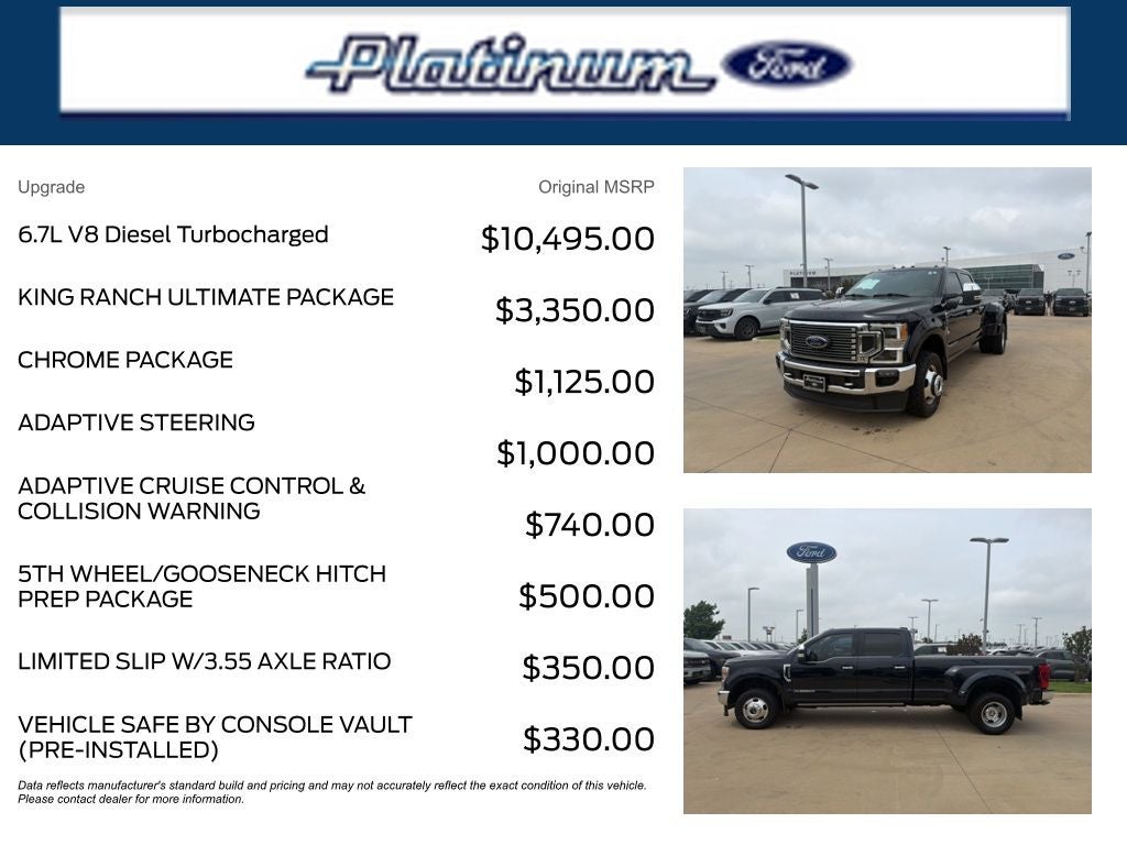 2021 Ford F-350SD King Ranch DRW