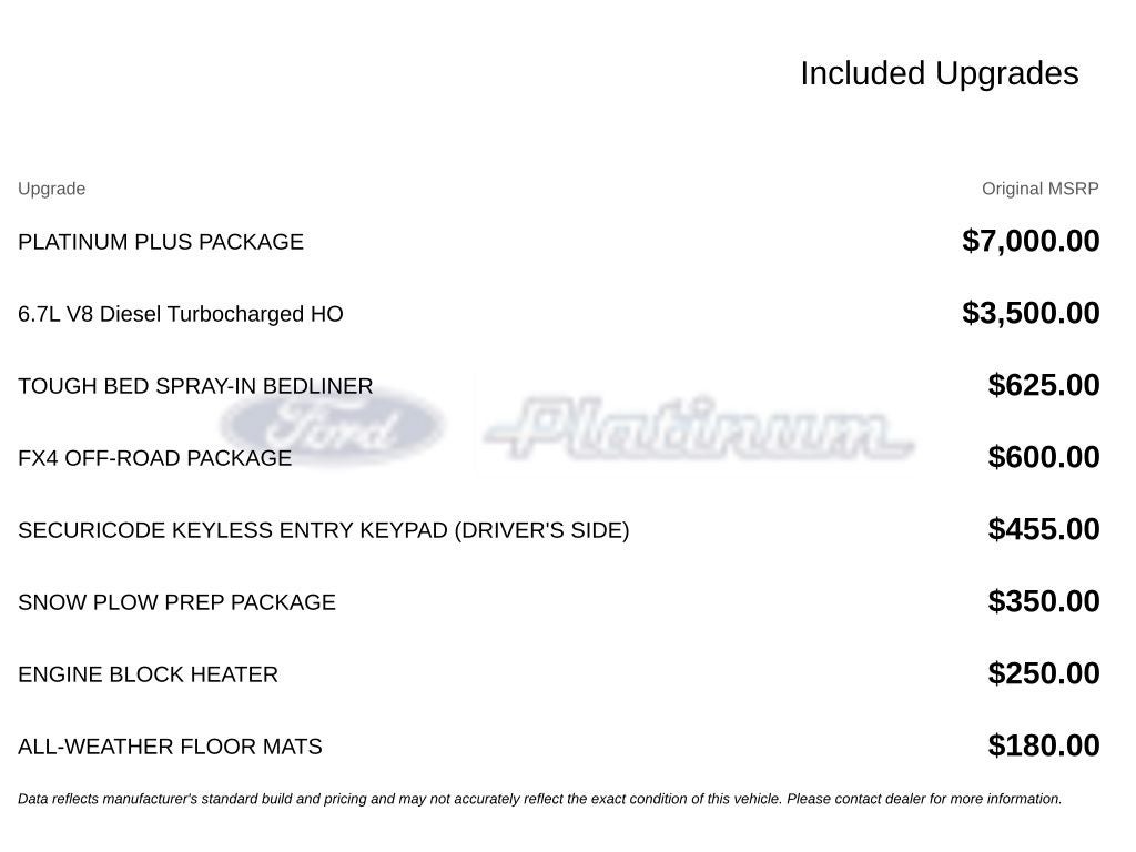 2026 Ford F-450SD Platinum DRW