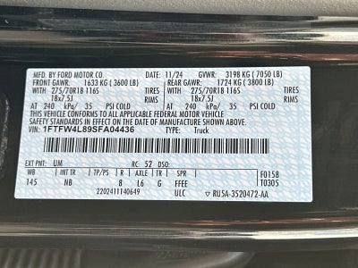 2025 Ford F-150 Tremor