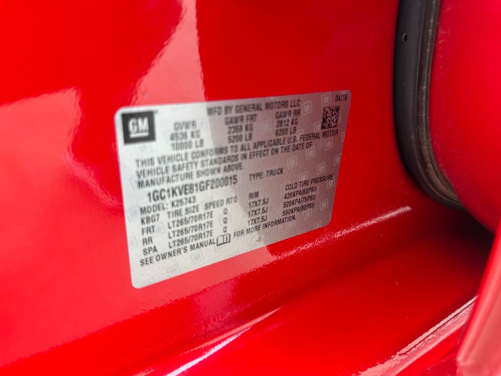 2016 Chevrolet Silverado 2500HD LT