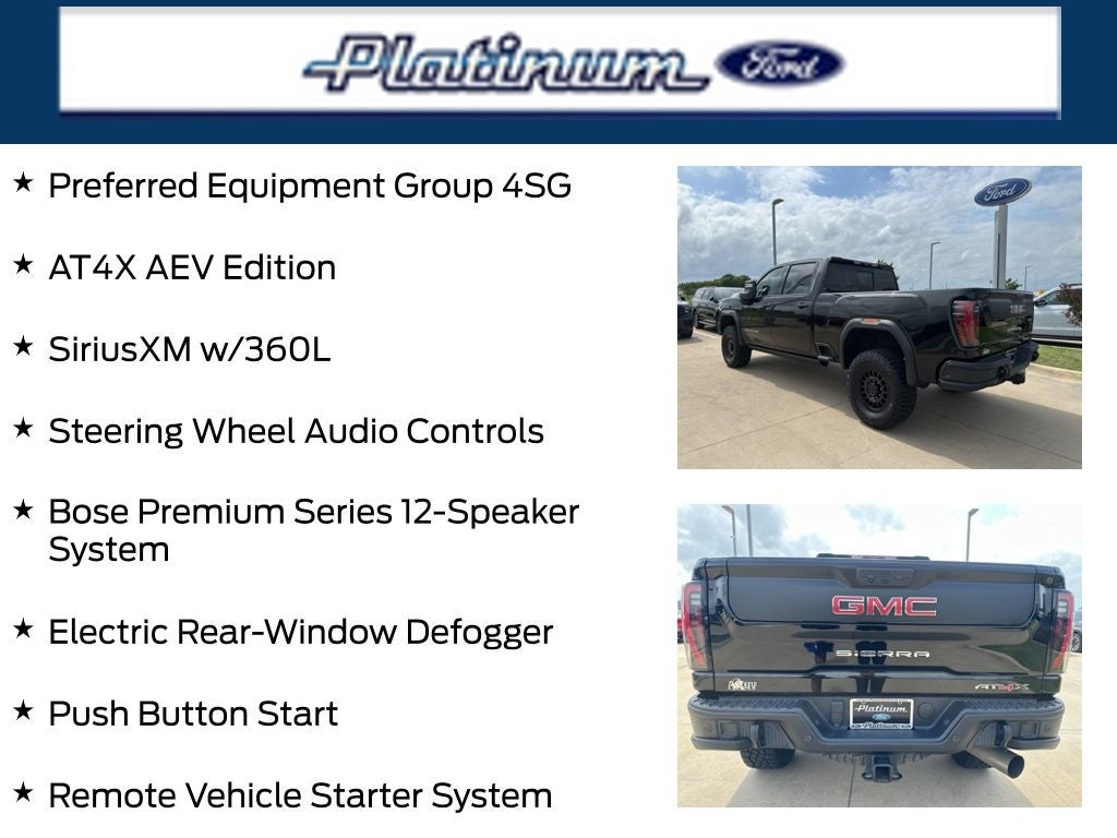 2024 GMC Sierra 2500HD AT4X AEV Edition