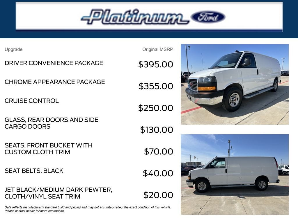 2024 GMC Savana 2500 Work Van