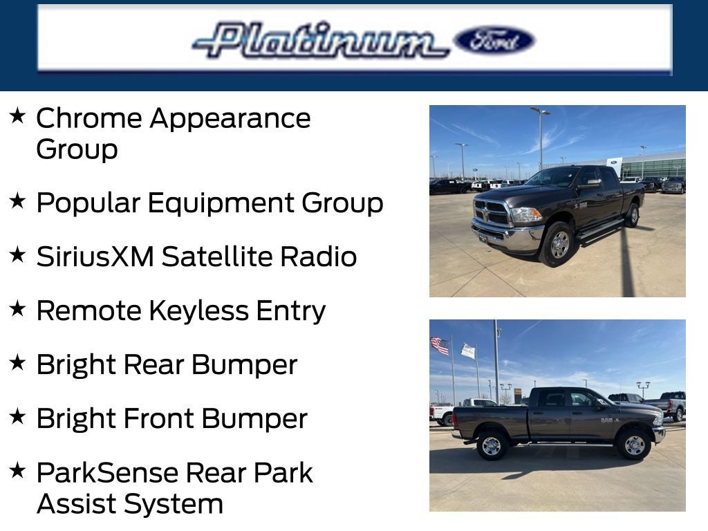 2018 RAM 2500 Tradesman