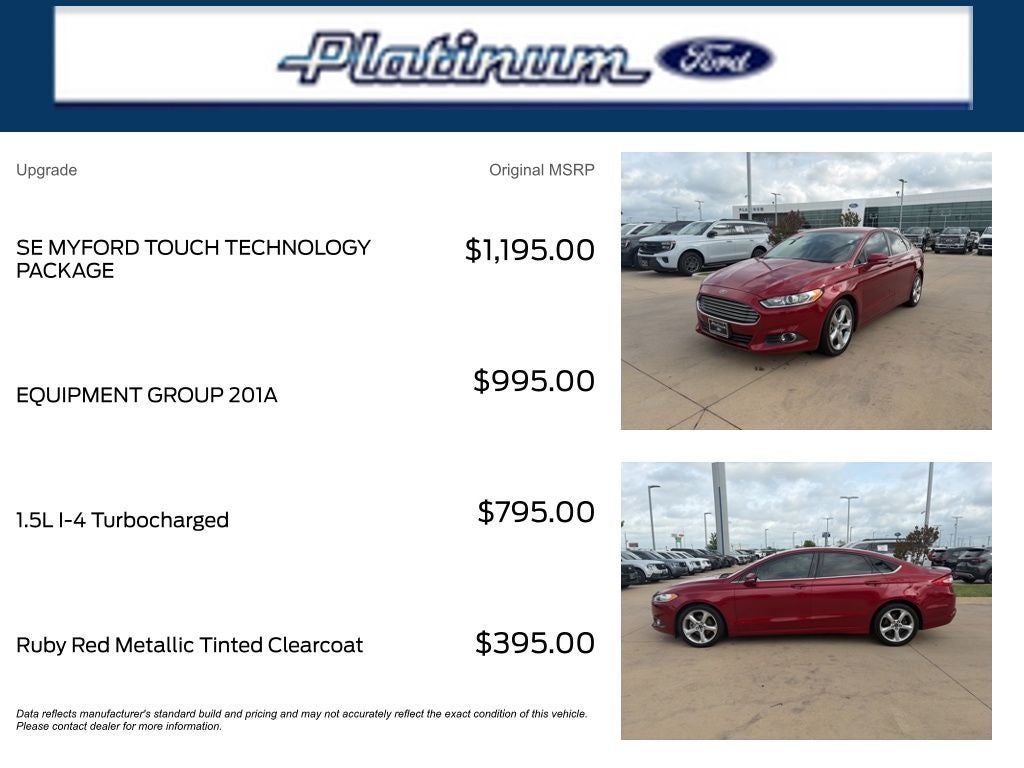 2016 Ford Fusion SE