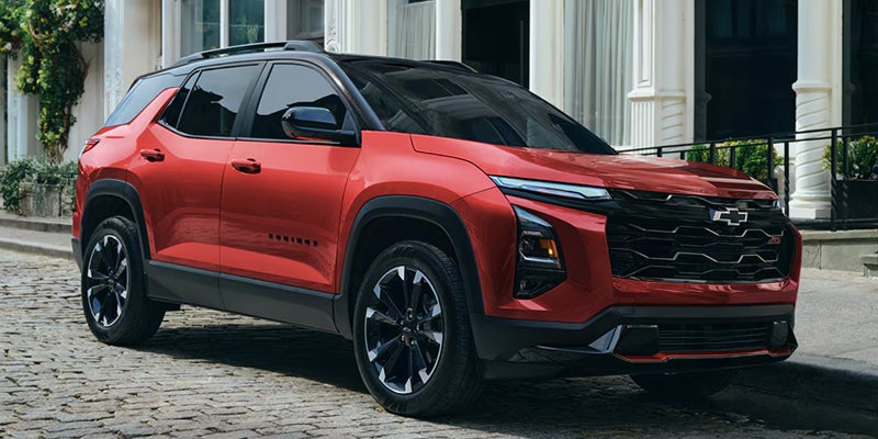 2027 Chevrolet Equinox Red SUV Exterior Design
